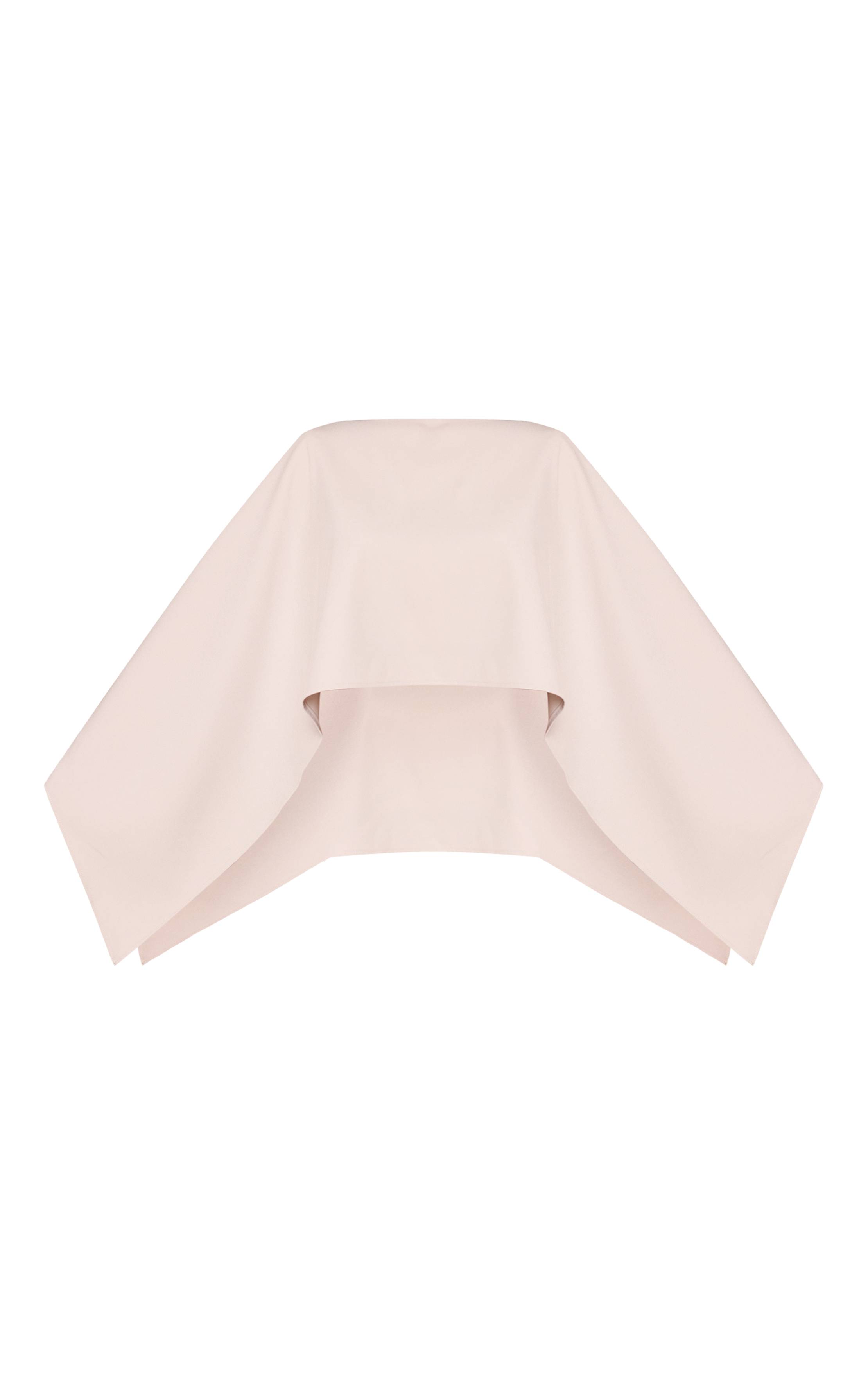 Crème Haut Style Cape Tissé