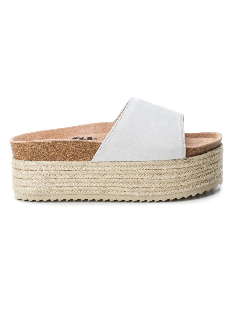 Ice Wedge Sandals White