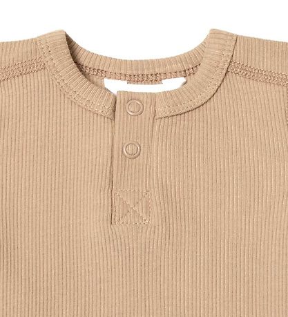 Joha T-Shirt - Rib - Beige