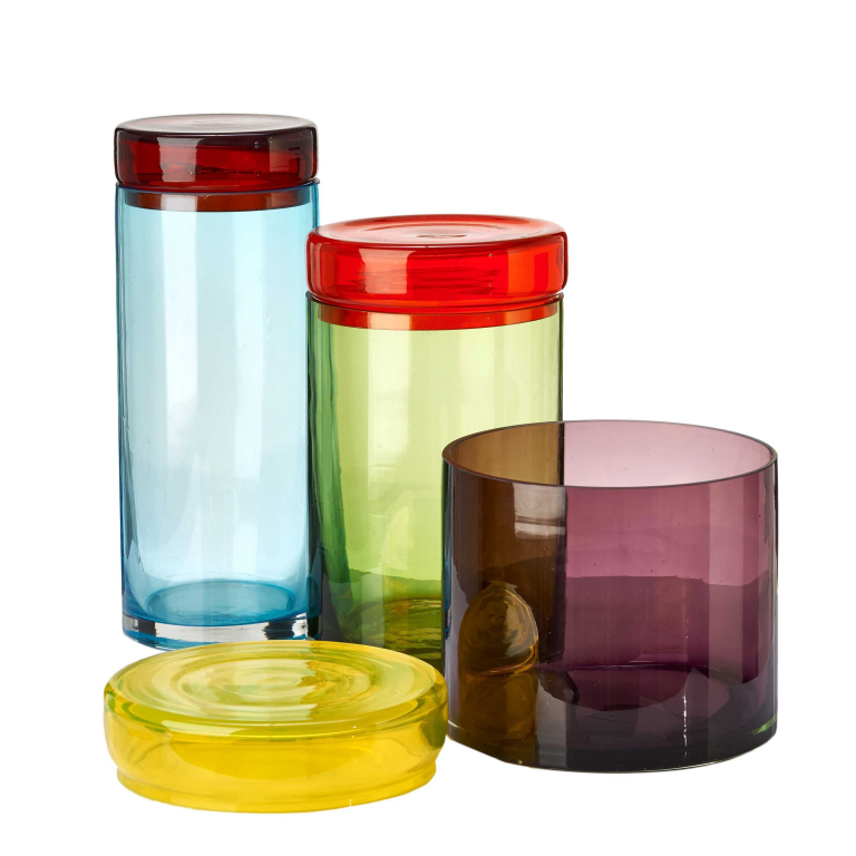 POLSPOTTEN Caps Jars Multi voorraadpotten set van 3