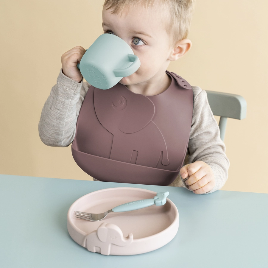 Done by Deer™ Lätzchen Peekaboo Elphee Rosa,  2-er Pack