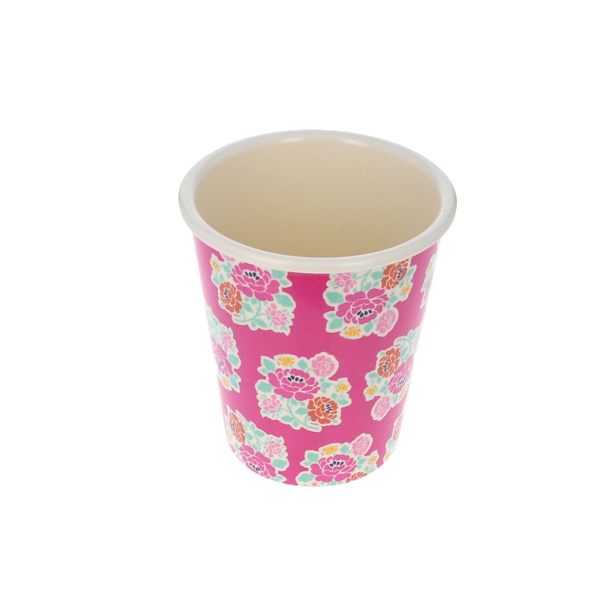 Verre en mélamine à fleurs roses Datcha Jolie saison