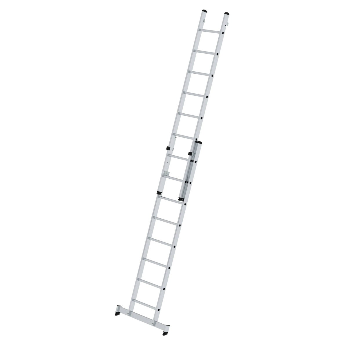 PROREGAL 2-delige multifunctionele ladder met dwarsbalk, 2 x 8 sporten