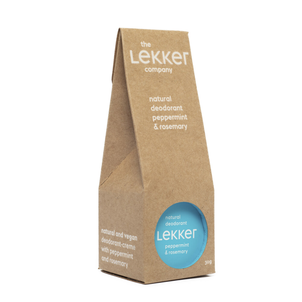 The Lekker Company Deodorant Pepermunt en Rozemarijn30 gr