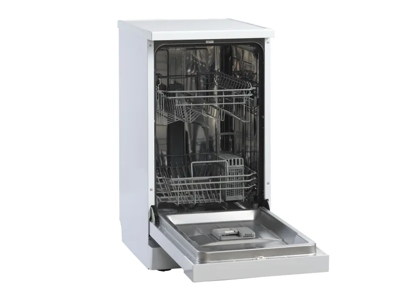 Scandomestic Standard DWF1047WE - Opvaskemaskine - Niche - bredde: 45 cm - dybde: 58 cm - højde: 82 cm - hvid