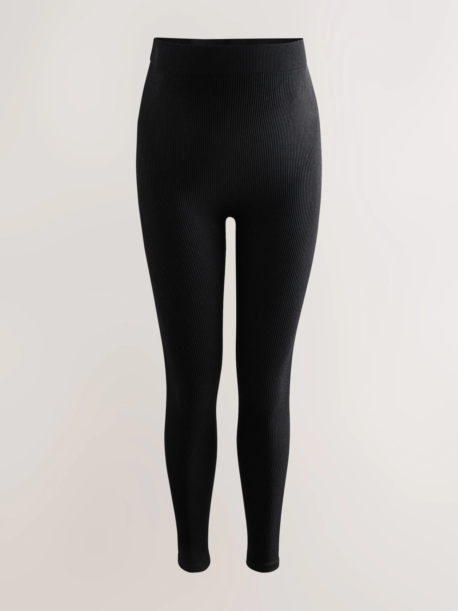 Zwart - Maternity Ribbed Seamless Leggings