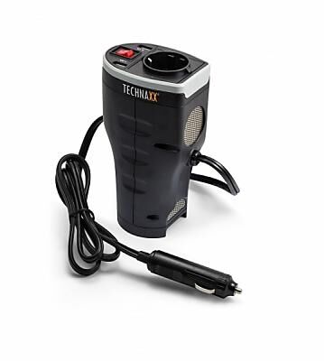 TECHNAXX - CONVERTISSEUR TENSION 12V/200V AVEC 2 PORTS USB