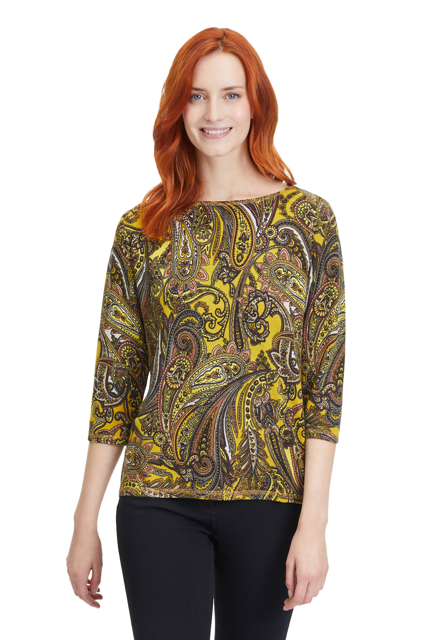 Betty Barclay| Damen Sweatshirt mit Rippenstruktur