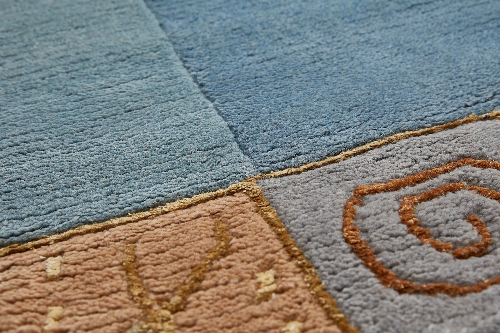 Teppich MANALI 200 x 250 cm blau