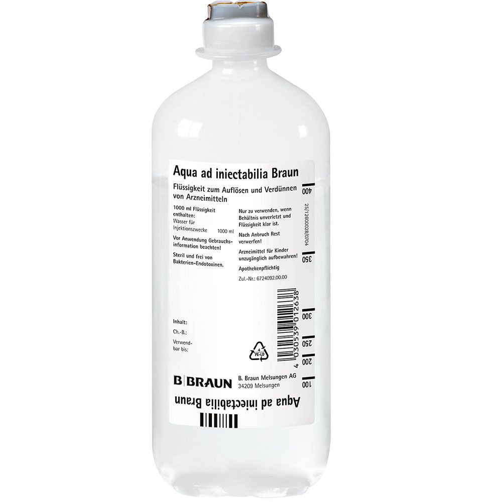 Aqua ad iniectabilia Braun, Ecoflac® plus