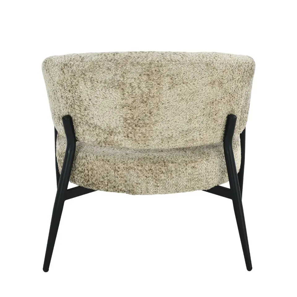 Livingfurn - Fauteuil Dilan Venga Liver - 72.5x73x75cm