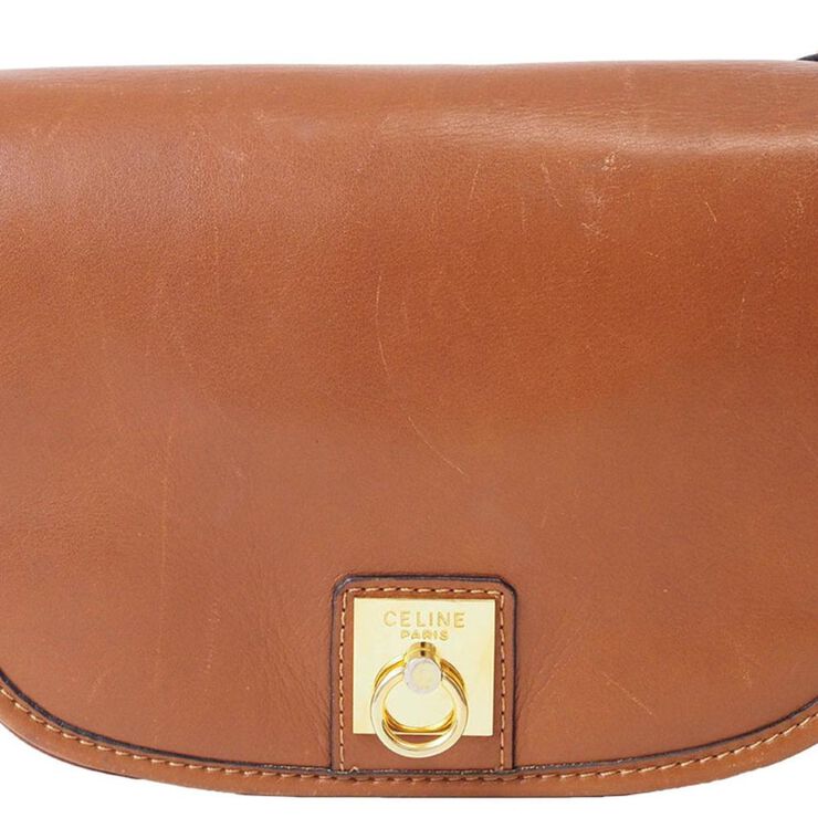 Celine Vintage Celine Crossbody Bag Brown