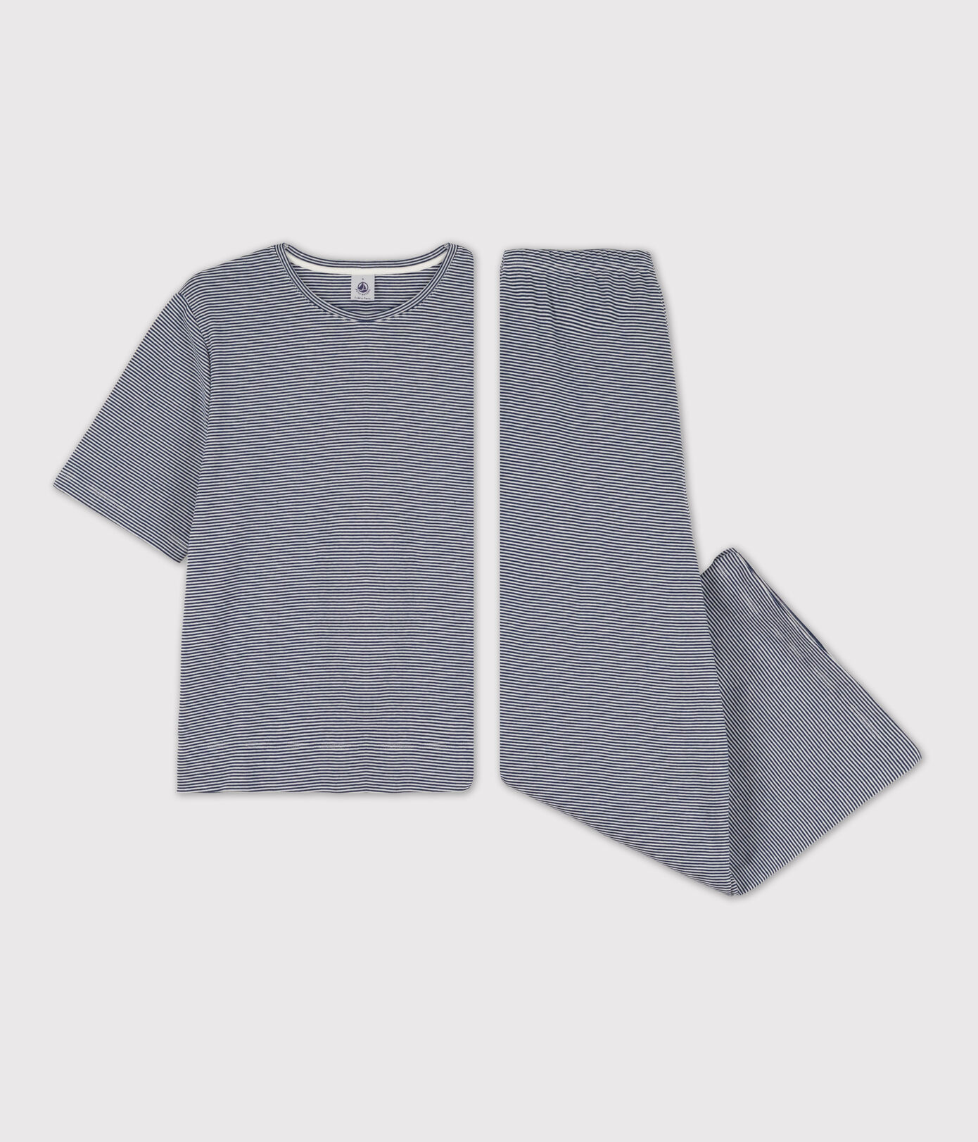 Pyjama milleraies femme en coton