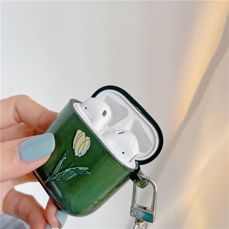 Capritz - AirPods/Pro-hoesje met bloemenprint