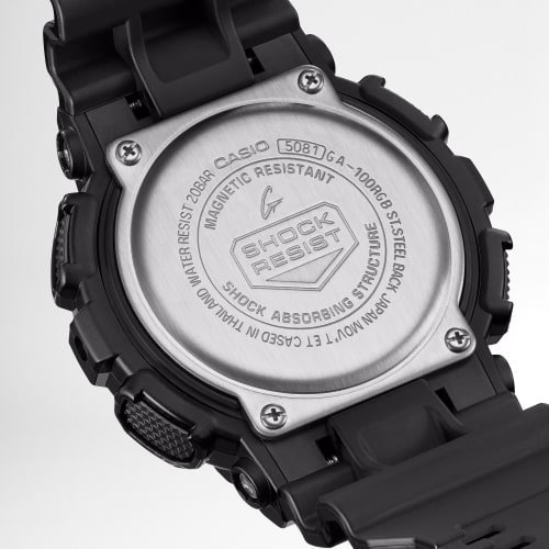Montre G-Shock GA-100RGB-1AER1AER Noir