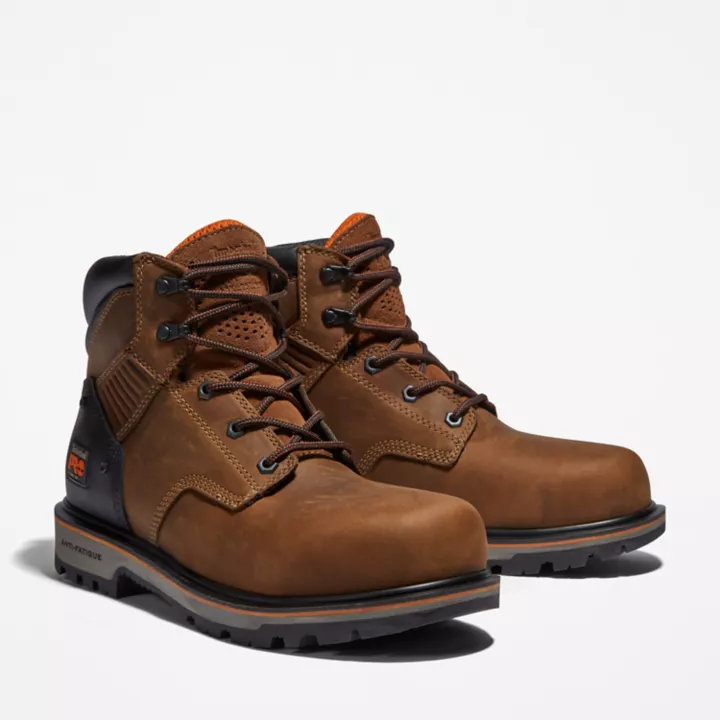 6-inch Boot de travail Ballast à embout composite pour homme en marron