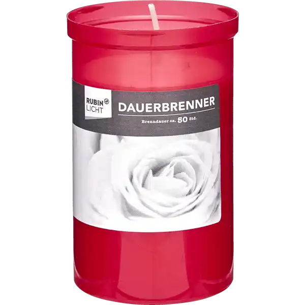 Dauerbrenner ohne Deckel rot