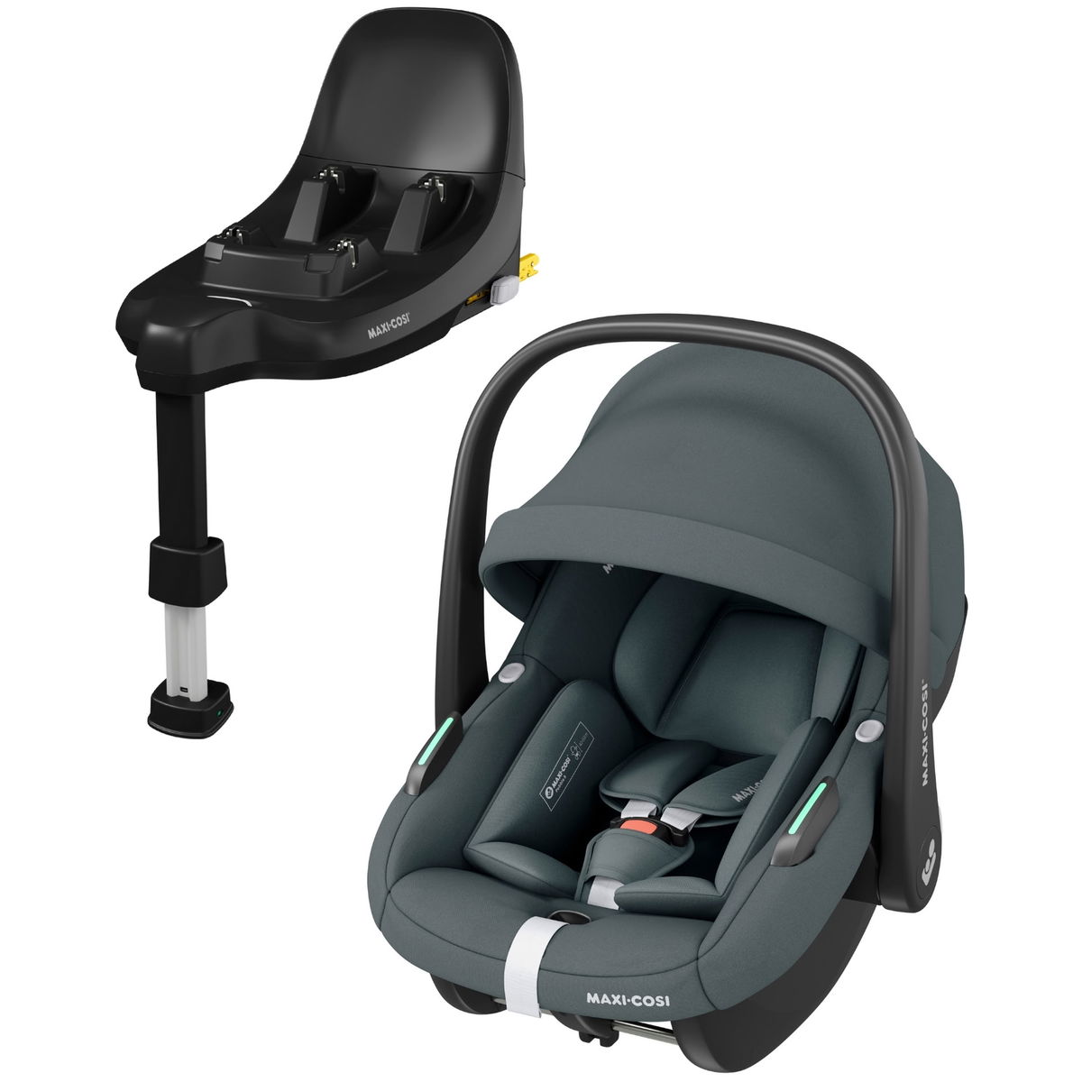 Maxi CosiMaxi Cosi   Pebble S mit FamilyFix S tonal graphite