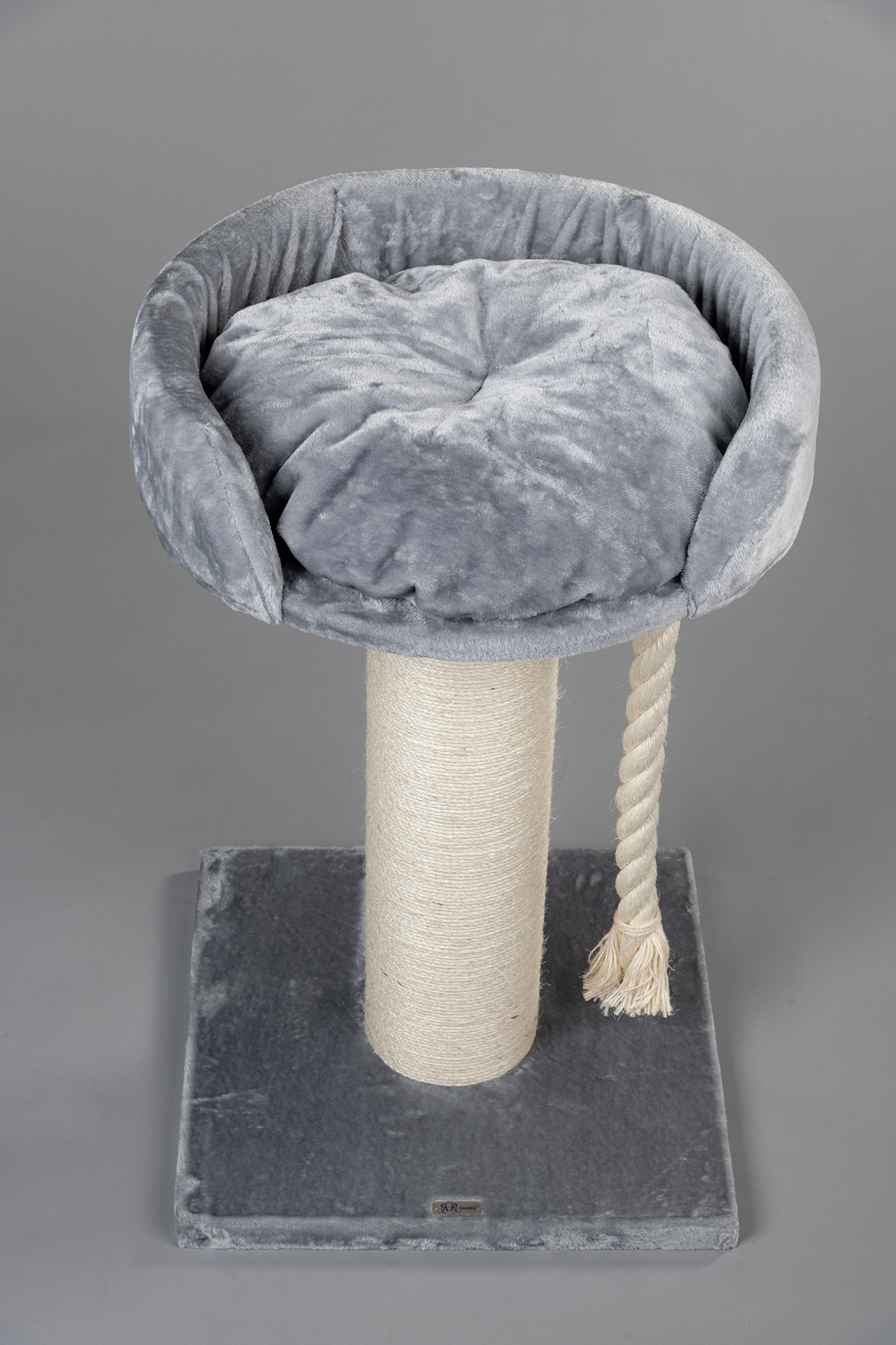 Arranhador para gatos Chartreux na cor cinza claro