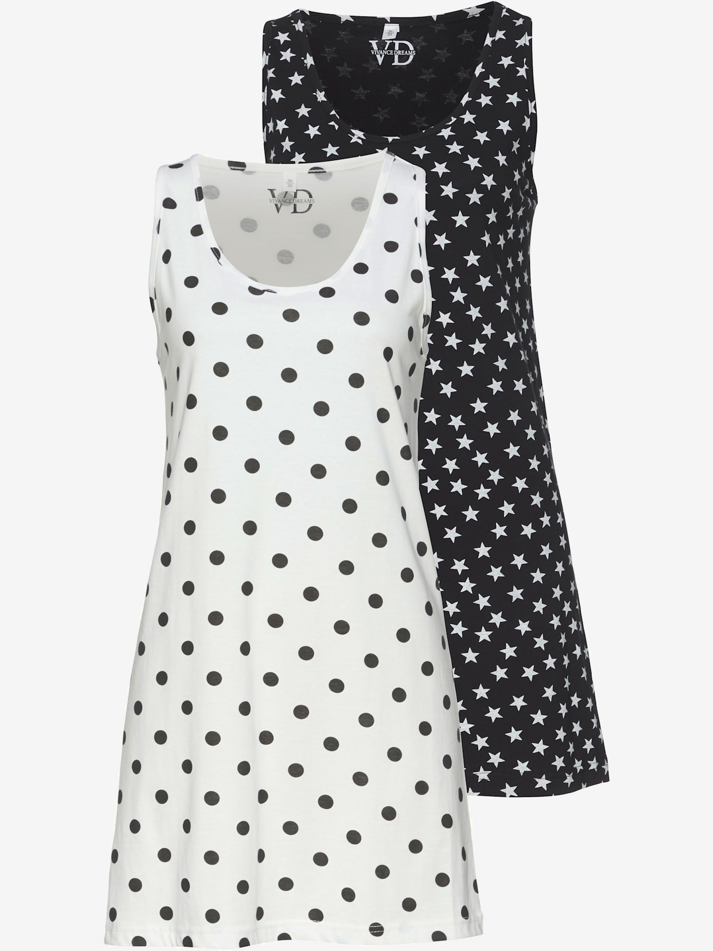 Lot de 2 chemises de nuit à motifs vivance dreams