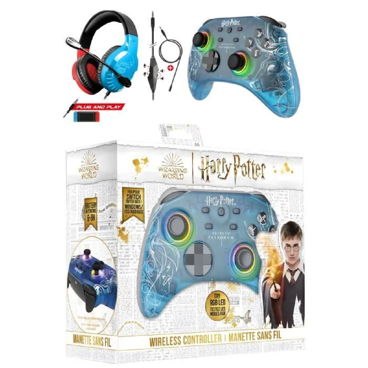 Freaks and Geeks SWITCH PRO-H3 Bleu/Blanc