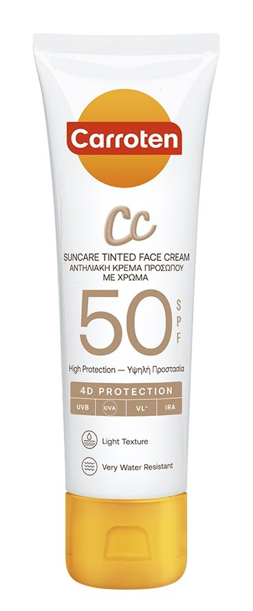 Carroten - Face CC Cream SPF 50 50 ml - Solcreme