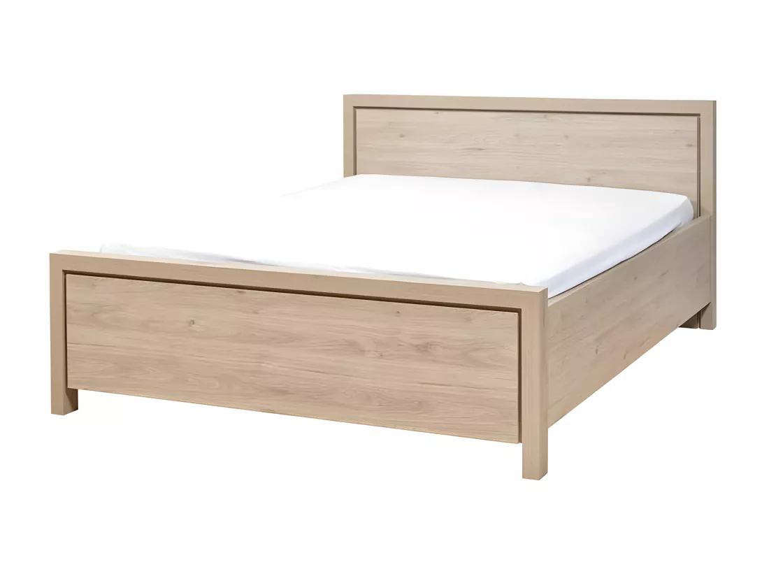Chambre Adulte Complète (180*200) Bois clair - ANAELLE