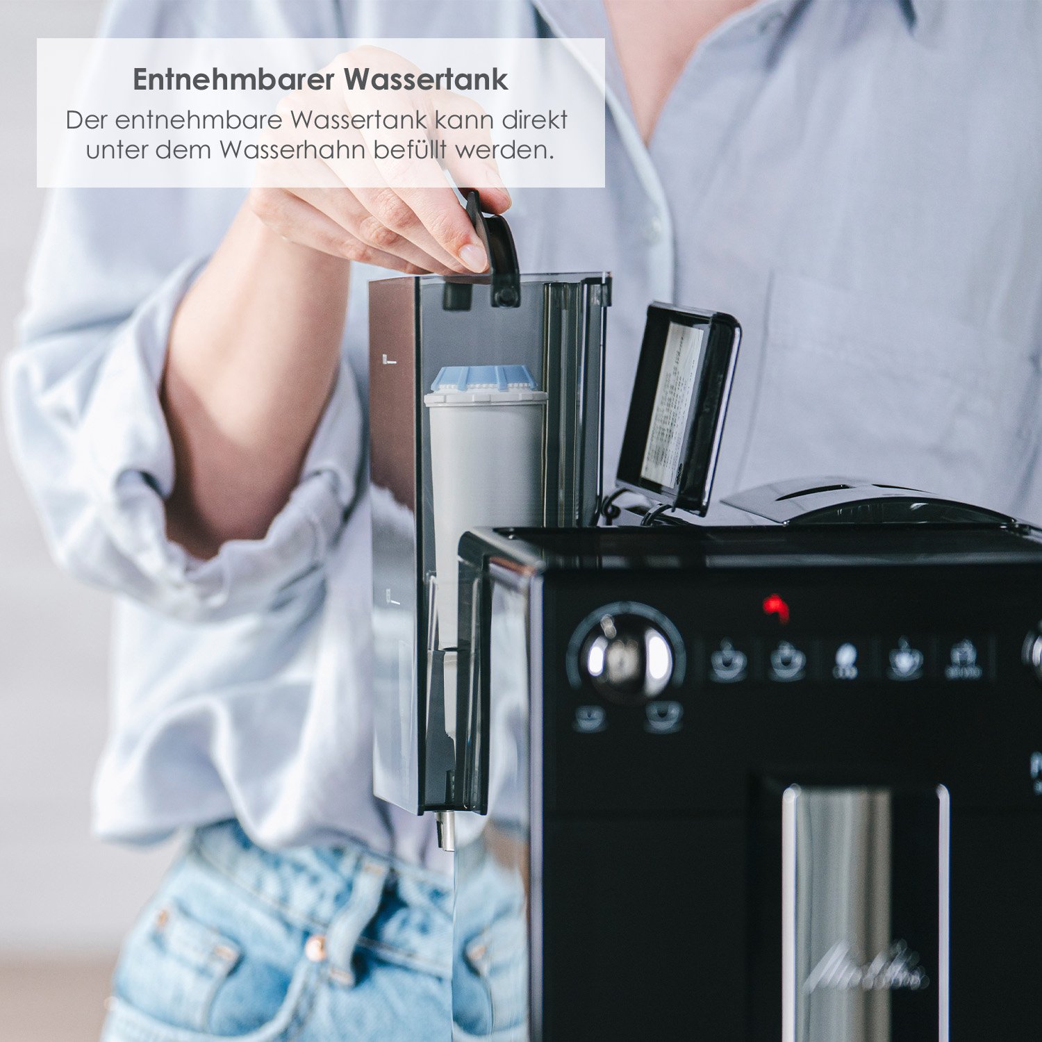 Purista®|Kaffeevollautomat Schwarz