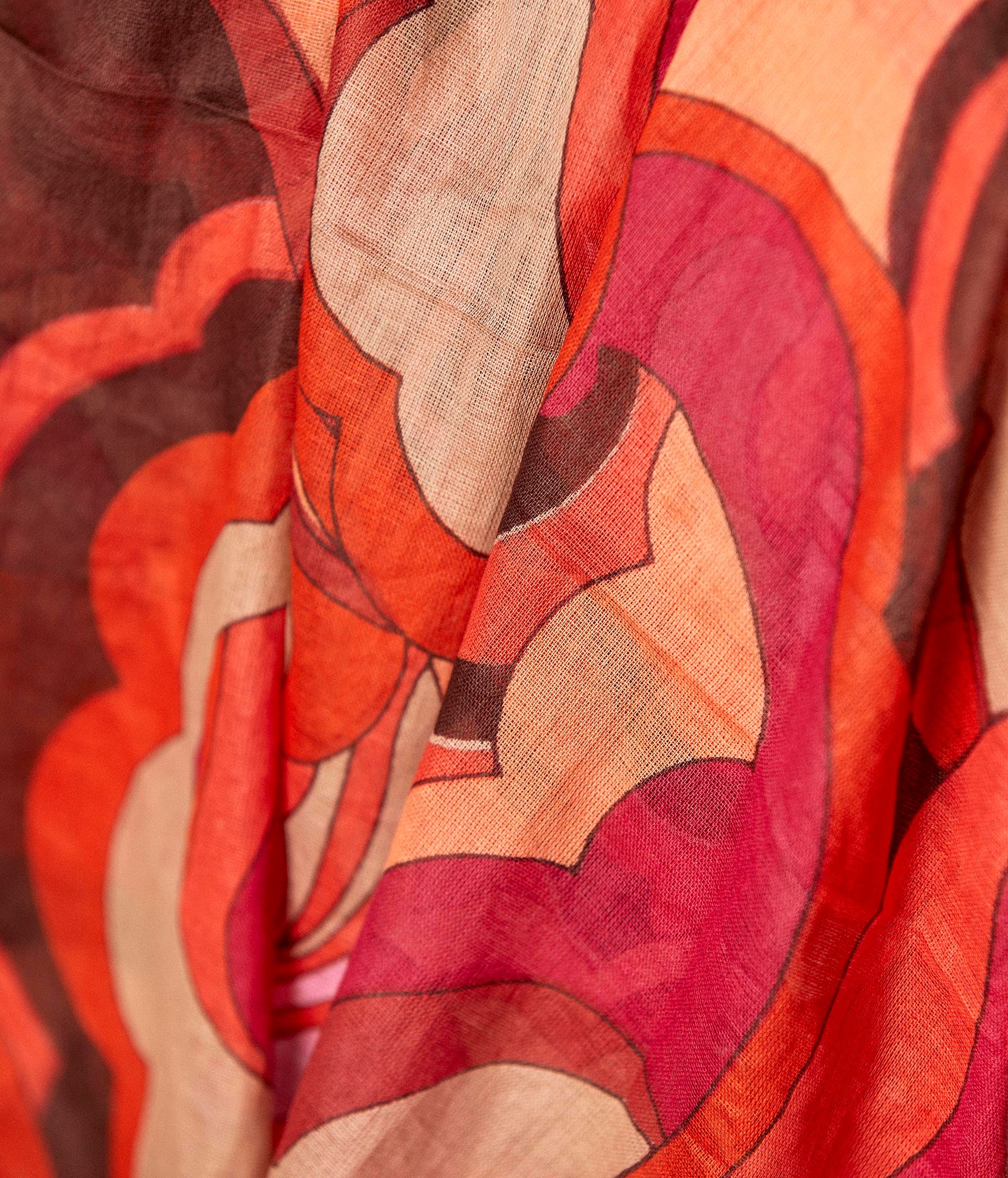 Foulard rose Hera