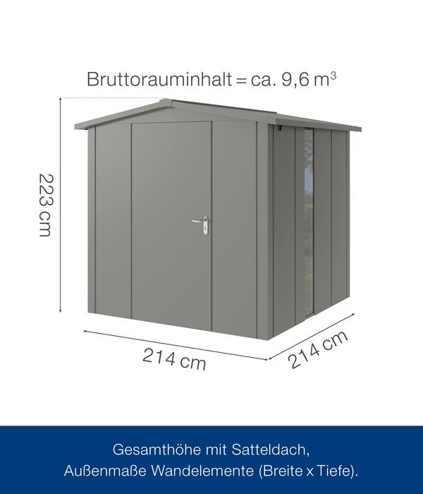 Hörmann Metallgerätehaus Juno JSD5 L-Sk