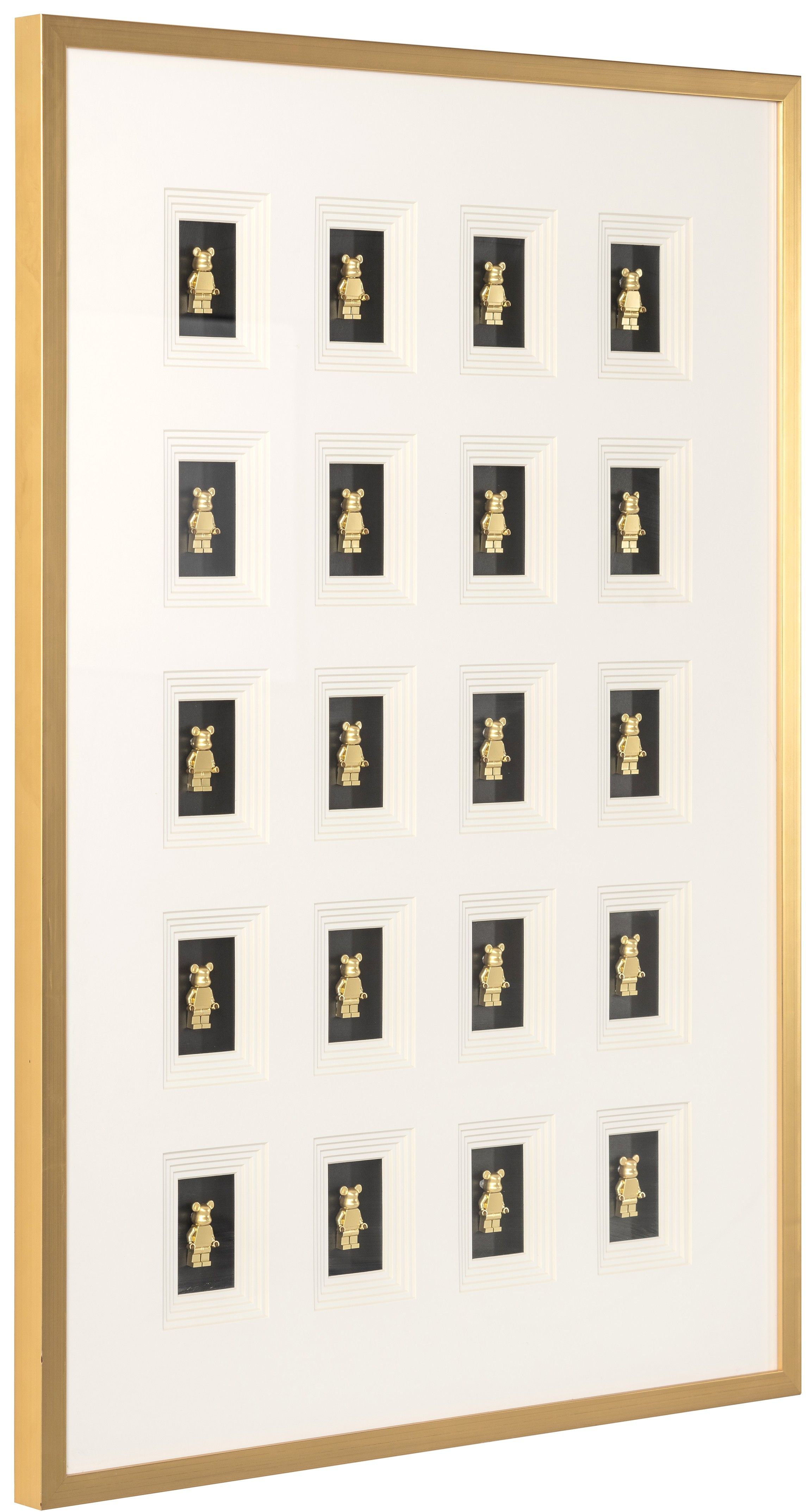 Wanddecoratie Block 3D 212632 Bear B70 x D4 x H100 cm