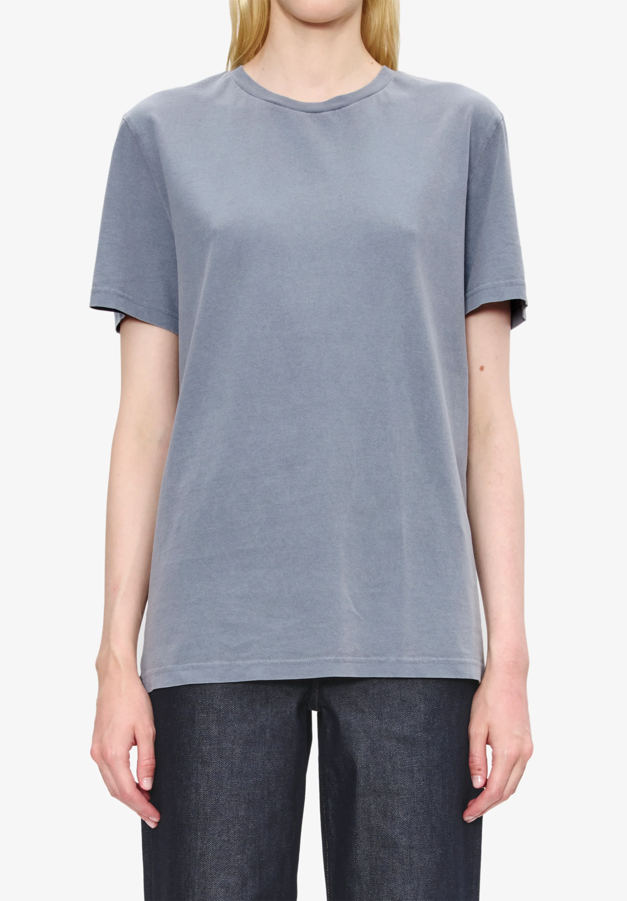 t-shirt manche courte apc printemps26 - Bleu acier
