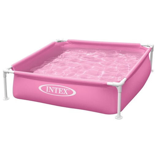 Piscina Intex Mini Frame Quadrada Desmontável 122x122x30 cm