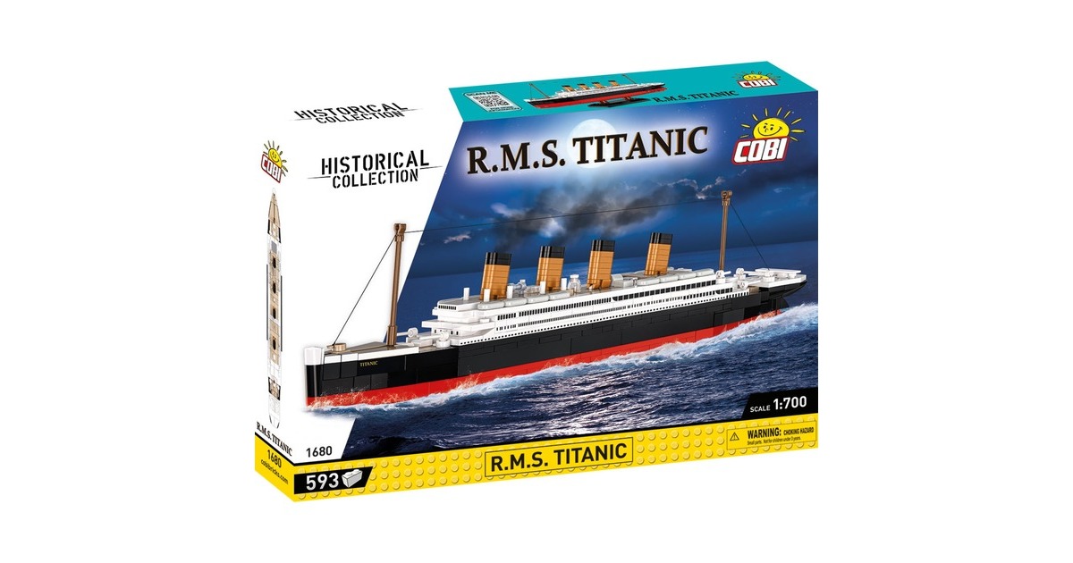 COBIHistorical Collection - R.M.S. Titanic Constructiespeelgoed  (Schaal 1:700)