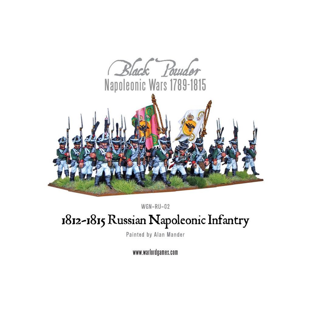 Napoleonic Wars: Russian Line Infantry (1812-1815) plastic boxed set