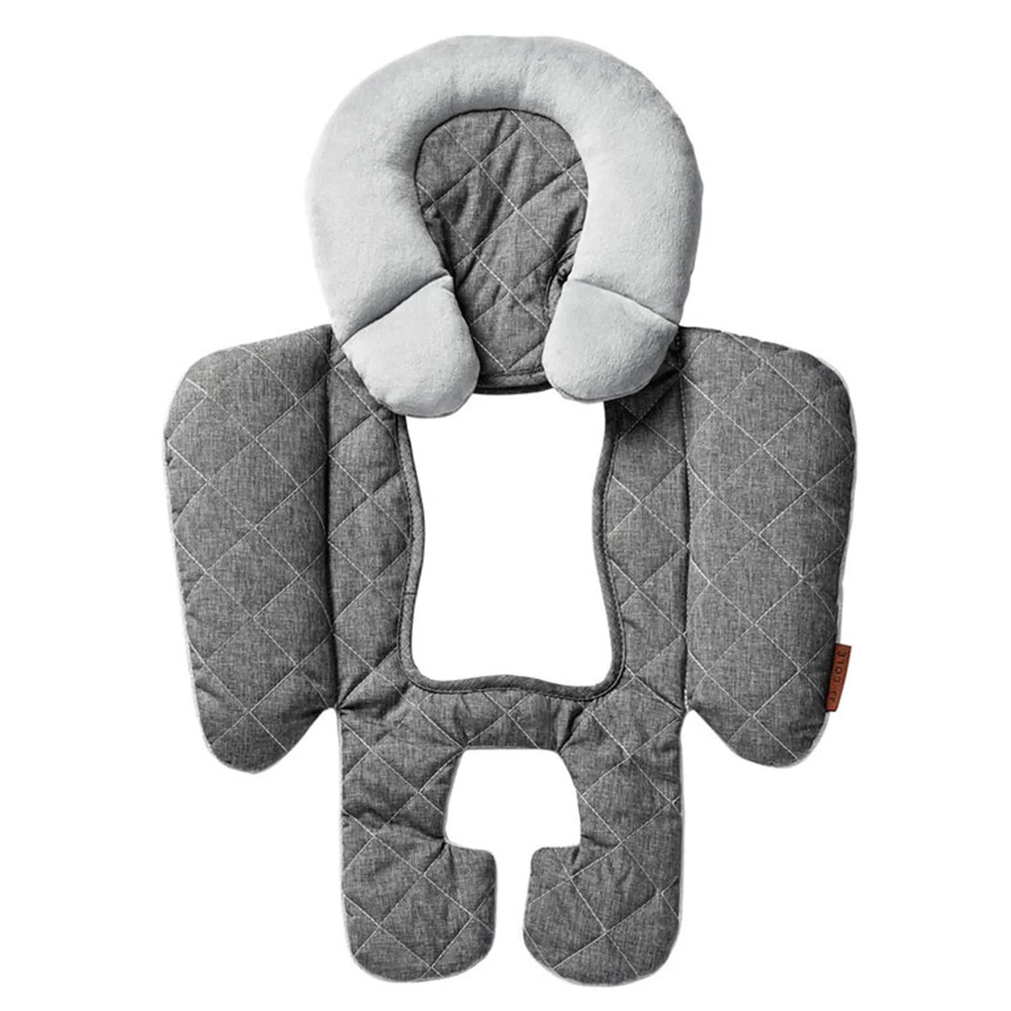 JJ Cole Coussin Support Réversible pour Siège d'Auto - Gris