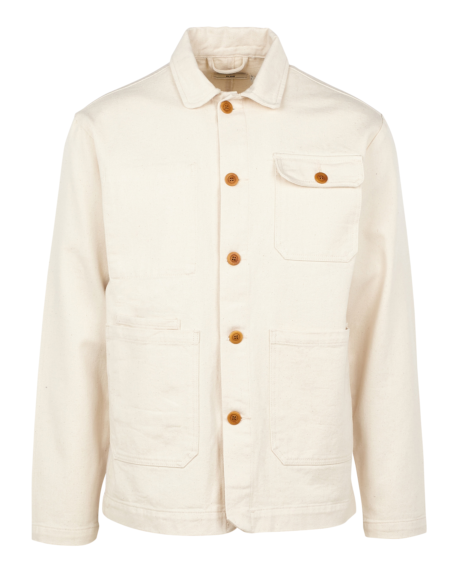 ARTISAN22 - Veste col classique regular-fit en coton | Beige