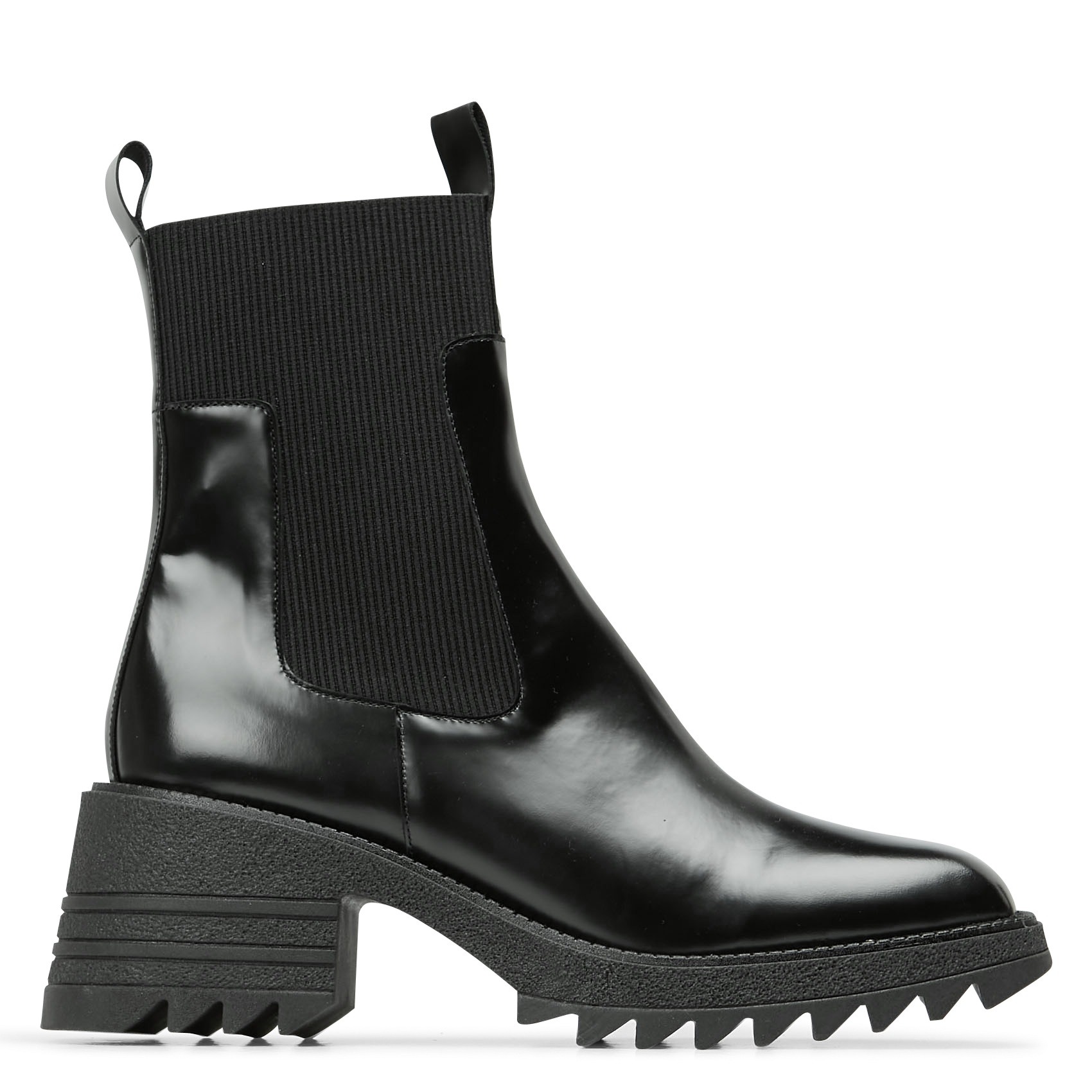 DOVE - Bottines en cuir| Noir