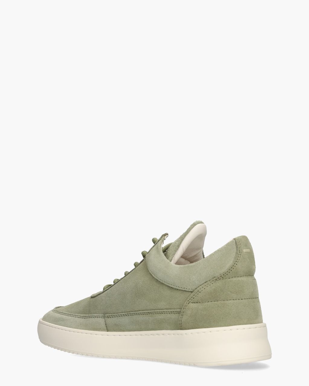 Filling Pieces Low Top Organic Suède Lichtgroen Herensneakers