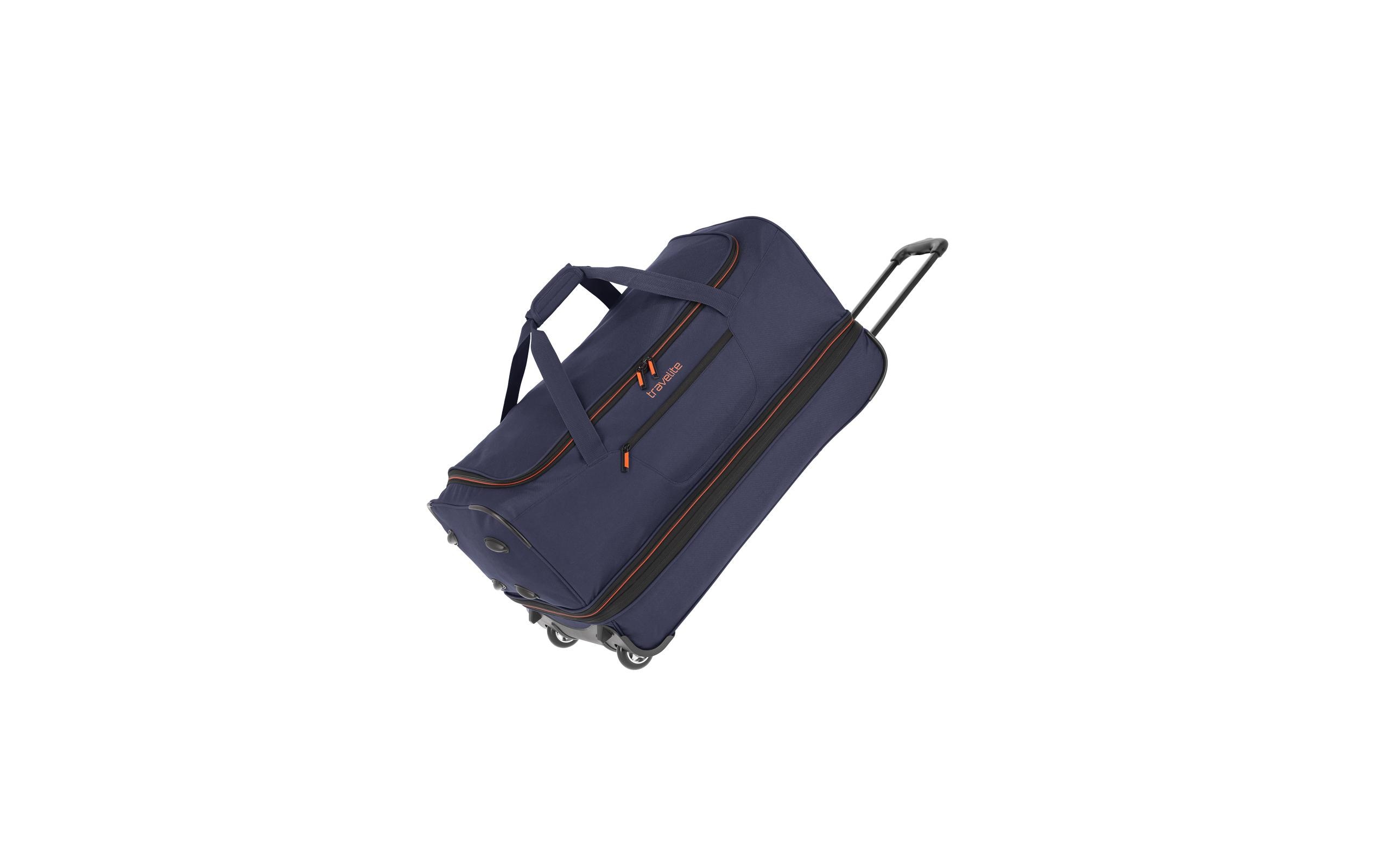 Reisekoffer BASICS Marine 70 cmSportliche Trolley Reisetasche für variable Gepäckmengen