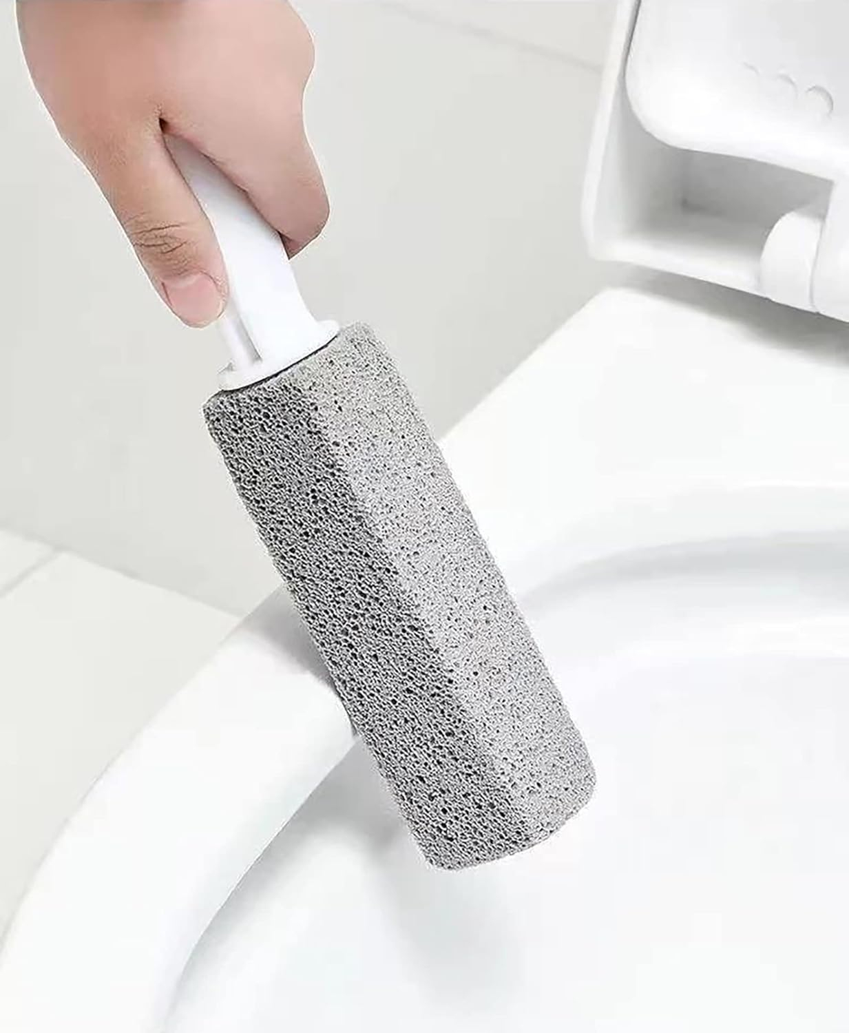 Bimsstein WC Block Toiletten Reinigungs Schrubber Abfluss Reiniger - Grau