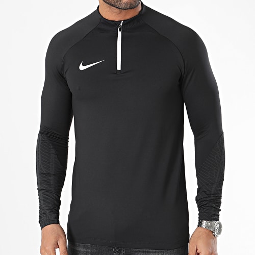 Tee Shirt Manches Longues Col Zippé DR2294 Noir