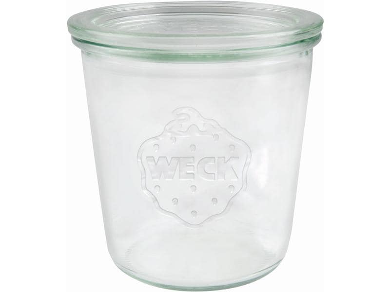 Weck Einmachglas 500 ml, 6 Stück Einmachgläser Set mit Deckel