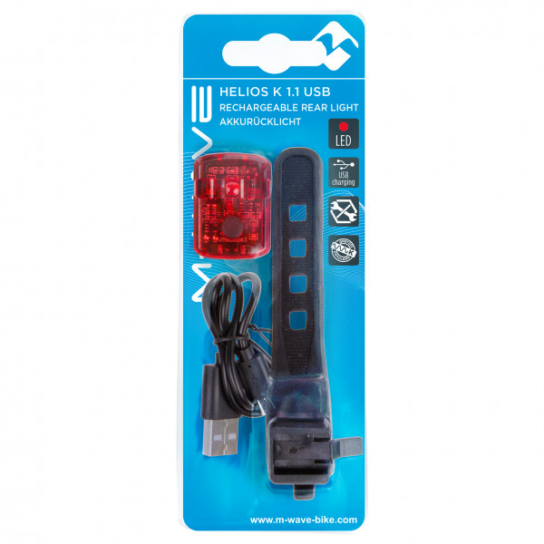 M-Wave - Helios K 1.1 USB SL Rücklicht