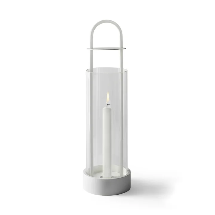 Design House Stockholm - Lotus Windlicht, weiss