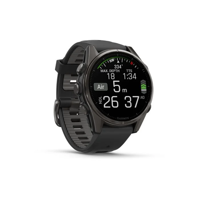 Garmin Unisex Ure fēnix® 8 - 43 mm AMOLED Sapphire Sort