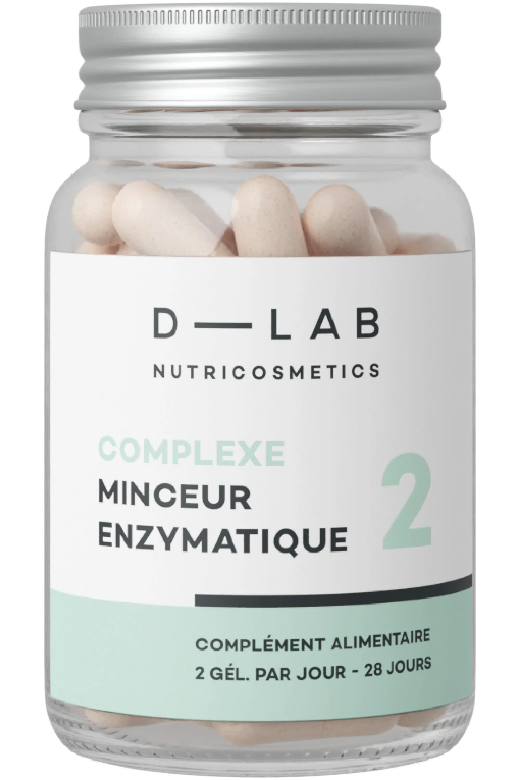 D-LAB Nutricosmetics Complément alimentaire Complexe Minceur Enzymatique-105 g