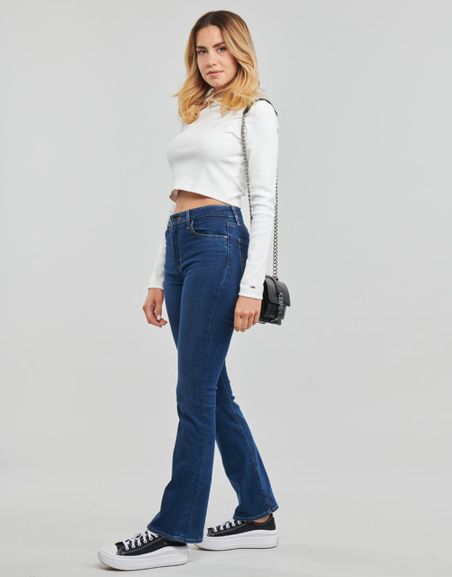 Tommy Jeans - TJW BABY CROP SIGNATURE LS - Blanc