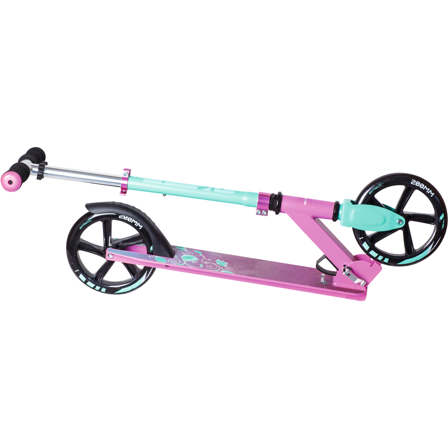 muuwmi Aluminium Scooter 200 mm pink-türkis