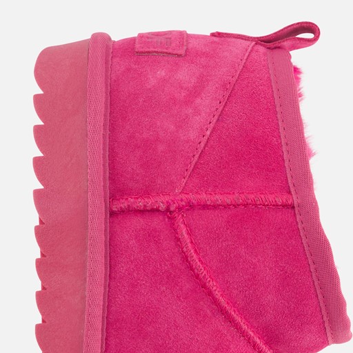 Colors of California Gevoerde boots roze Suede